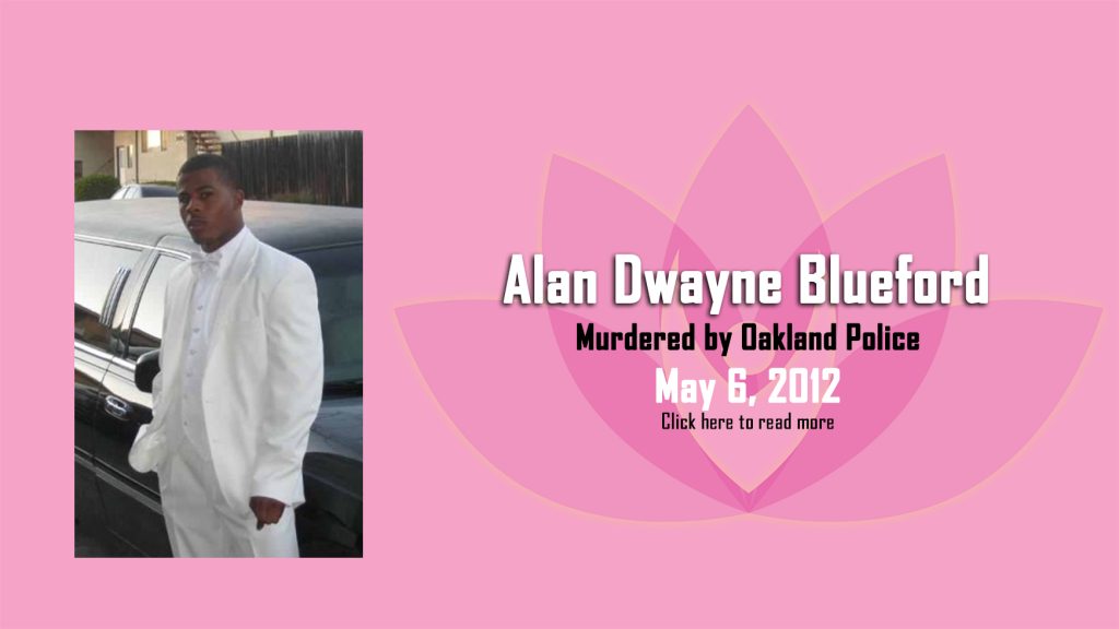 Alan Dwayne Mathis Alan Dwayne Blueford Angelversary - Mothers Against Police Brutality